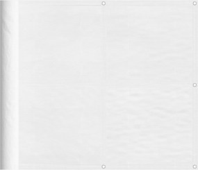 vidaXL Paravan de balcon, alb, 90x800 cm, 100% poliester oxford