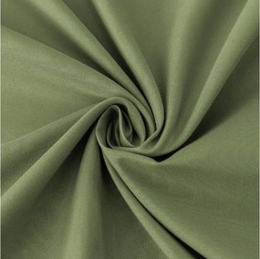 Cearsaf din microfibra MICROVELLE verde olive 90x200 cm