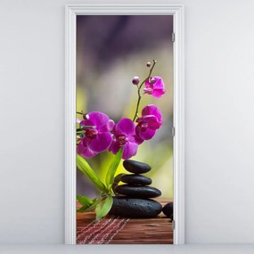 Fototapet pentru ușă - SPA and stones (95x205cm)