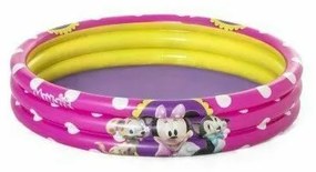 Piscina Minnie Mouse gonflabila, pentru copii 2 ani+, Bestway 91079, 122 x 25 cm, 140 litri