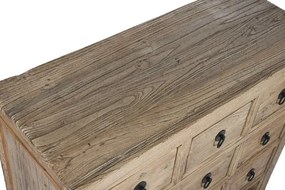 Dulap din lemn masiv cu 9 sertare, Timber