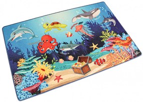 Covor Pentru Copii Antiderapant Oceanarium Blue