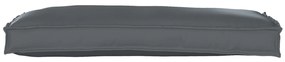 vidaXL Pătură pentru palete pentru bancă antracit 100 x 40 x 8 cm, din fabrică Oxford.