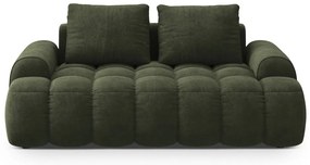 Canapea verde cu tapițerie din catifea 175 cm Linz – Cosmopolitan Design