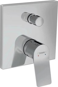Baterie cada - dus incastrata Hansgrohe Vivenis fara corp ingropat crom lucios
