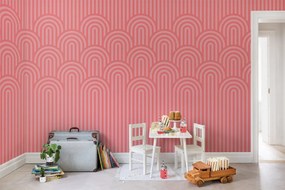 Fototapet, Happy Hills, Bubble Gum, Rebel Walls