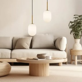 Lustră pe cablu ALIAS 1xG9/8W/230V d. 12 cm auriu