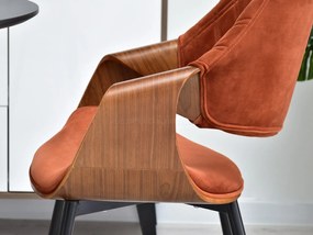 Scaun Rolf K (cupru + negru). 1111256