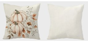 Husa pentru perna BLOSSOM FALL 45x45 cm, crem