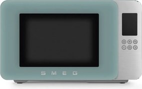 Cuptor cu microunde cu gratar 4in1 SMEG Collezione MOC01EGMEU, 1900 W, 29 l, 18 programe, Inchidere lina, Semnal sonor, Ecran LCD, Verde