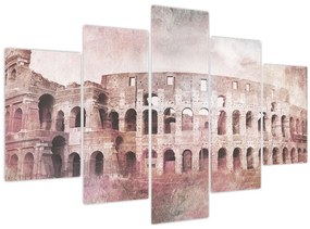 Tablou - Carte poștală de epocă a orașului N⁰2 (150x105 cm)