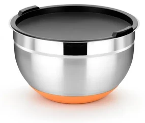 Bol BRA Eficient, inox, cu capac, 16 cm, 1.6 litri