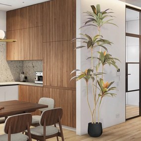 Planta artificiala decorativa Dracena roja, H220