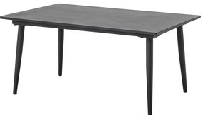 Masuta de cafea de exterior, neagra, din fibrociment, Pavone