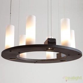 Candelabru din fier forjat cu 6 surse de lumina, HL 2557