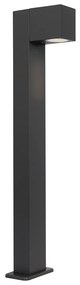 Lampă de exterior industrială cu picior gri închis 65 cm IP44 - Baleno