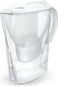 Cană de filtrare a apei Brita Marella Cool Memo, 2,4 l, indicator electronic Memo, filtru Maxtra Pro, fără BPA, alb
