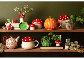 Tavă decorativă din gresie ceramică 9x7,5 cm Frog – Sass &amp; Belle