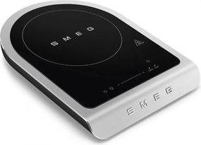 Plita cu inductie portabila Smeg PIC01BLMEU, 2100 W, Sticla ceramica, Negru mat