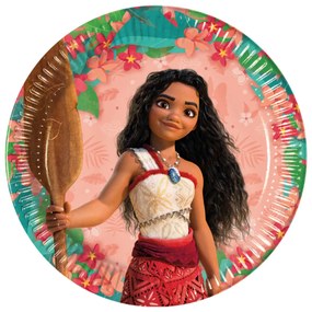Disney Vaiana Sailing Spirit farfurie de hârtie 8 buc 23 cm FSC