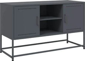 vidaXL Dulap TV, antracit, 100,5x39x60,5 cm, oțel