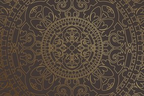 Tablou ornament oriental din aur