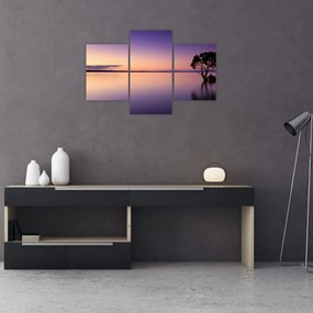 Tablou cu nivelul apei la răsăsrit de soare (90x60 cm)