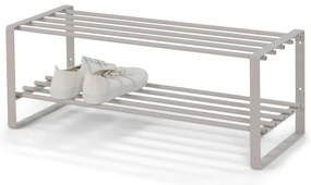 Pantofar taupe din metal 70x29x27 cm Rex – Spinder Design