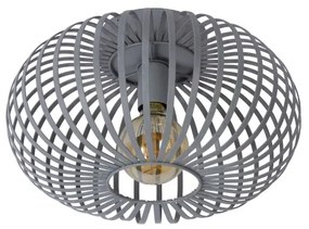 Plafonieră Lucide 78174/40/33 MANUELA 1xE27/60W/230V d. 39,5 cm gri