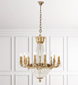 Candelabru LUX realizat manual cu cristale Scholer Empire
