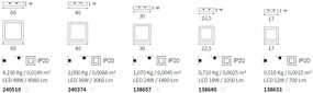 Aplica LED UNIVERSAL D40 ROUND 240367 IDL