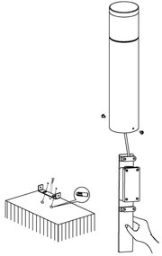 Eglo 94279 - Corp de iluminat LED exteriorBASALGO 1 1xLED/3,7W/230V