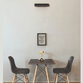 Aplica perete moderna neagra minimalista 3000k Hanok
