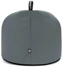 Fotoliu bean bag roșu cu tapițerie din imitație de piele Round L – So Soft?