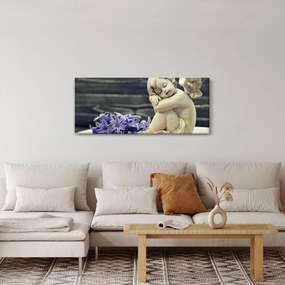 Tablou - Înger cu floare (120x50 cm)
