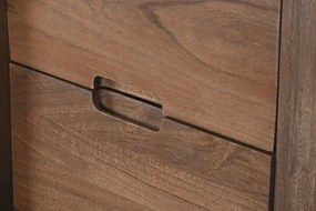 Consola natur, din lemn de acacia si blat din terrazzo, Serenity