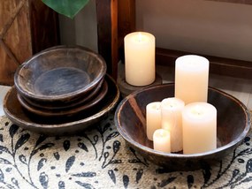 Bol decorativ din lemn reciclat, D25 cm, Grimaud