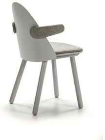 Scaun cu cotiere Teulat Uma, gri