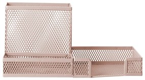 Organizator de birou metalic PT LIVING Holder, roz