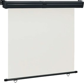 vidaXL Copertină laterală de balcon, crem, 170x250 cm