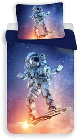 Astronaut Surf lenjerie de pat 140×200cm, 70x90 cm microfibră