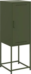 vidaXL Dulap înalt verde măslină 36x39x107 cm oțel