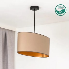 Lustră pe cablu Duolla OVAL VEGAN 1xE27/15W/230V bej