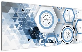 Tablou - Abstract geometric (120x50 cm)