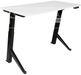 Birou reglabil electric TerrA2Y Black-cadru in Y / profil cadru negru (Dimensiune blat: 120x60 cm, Culoare blat: Stejar negru 18mm)