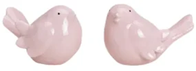 Pasare ceramica BIRDAMIC 9 cm - mai multe variante Culoare: Roz