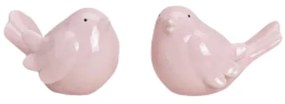 Pasare ceramica BIRDAMIC 9 cm - mai multe variante Culoare: Roz