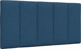 vidaXL Pernă pentru tăblie de pat, Hanko, albastru, 100 cm, material textil