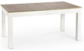 Masa extensibila Seweryn, alb/stejar sonoma, PAL/MDF, 160/300X90X76 cm