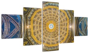 Tablou cu tavanul bisericii  Siena (125x70 cm), în 40 de alte dimensiuni noi